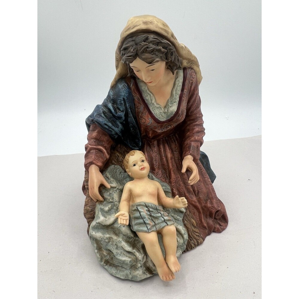 Grandeur Noel Nativity 1999 Mother Mary + Baby 7 X 5.5" ONLY
